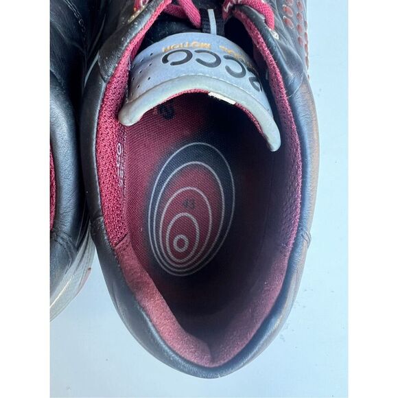 Ecco Biom Hydromax Golf Shoes Grey Yak Leather Mens Size EU 43 US 9 - Picture 8 of 11